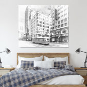 San Francisco Street Leinwanddruck (Insitu (Schlafzimmer))
