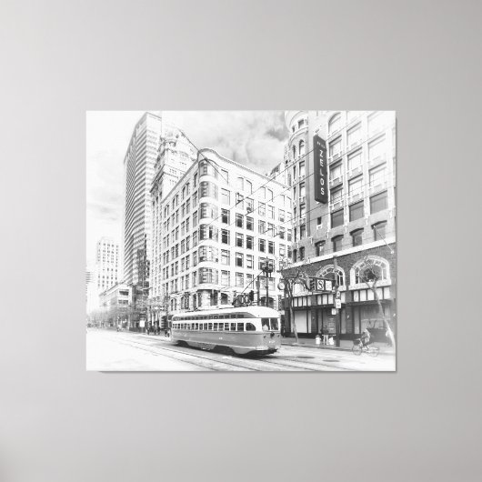 San Francisco Street Leinwanddruck (Vorderseite)