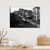 San Francisco Street mit Cable Car 1901 Poster (Küche)