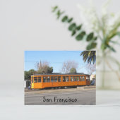 San Francisco Streetcar Postkarte (Stehend Vorderseite)
