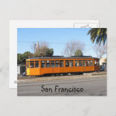 San Francisco Streetcar Postkarte (Vorne/Hinten)