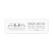 San Francisco Stylized Skyline | (Vorne)