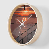 San Francisco Sunrise Retro Large Clock Uhr (Winkel)