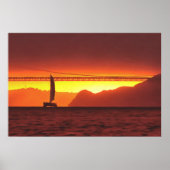 San Francisco Sunset 1124 Art Print Poster (Vorne)