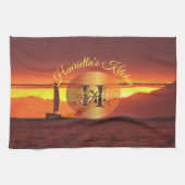 San Francisco Sunset 1124 Geschirrtuch (Horizontal)