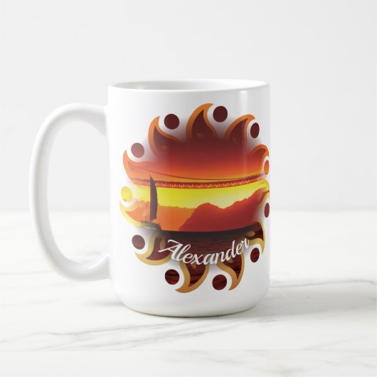 San Francisco Sunset 1124 Kaffeetasse (Links)