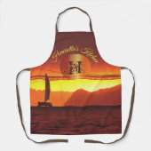 San Francisco Sunset 1124 Schürze (Vorderseite)