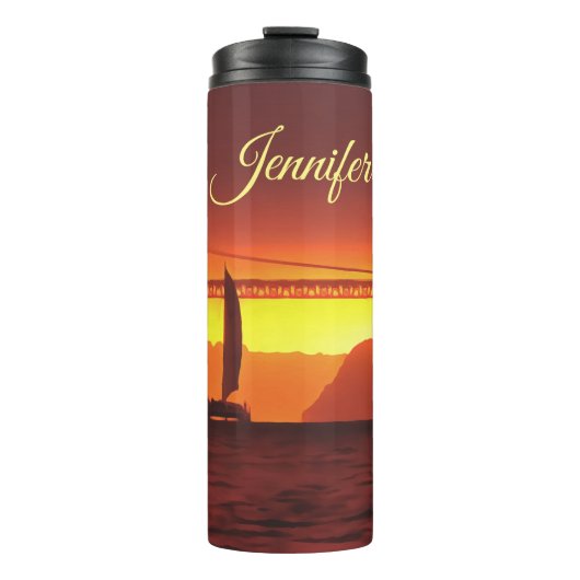 San Francisco Sunset 1124 Thermosbecher (Vorderseite)