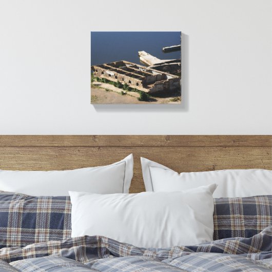 San Francisco Sutro Baths Ruins #2 Leinwand (Insitu (Schlafzimmer))