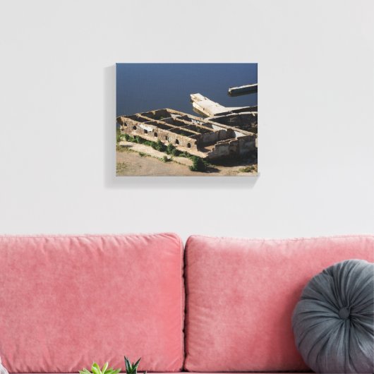 San Francisco Sutro Baths Ruins #2 Leinwand (Insitu (Wohnzimmer))