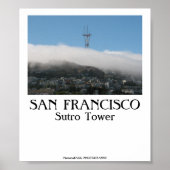 San Francisco - Sutro Tower Poster (Vorne)