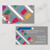 San Francisco Szene Visitenkarte (Vorne/Hinten)