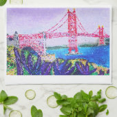 San Francisco Teetuch Geschirrtuch (Gefaltet)