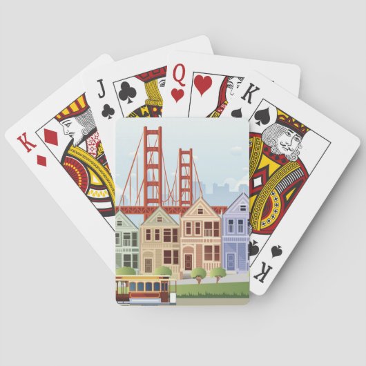 San Francisco The Painted Spielkarten (Rückseite)