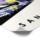 San Francisco Travel Poster (Ecke)