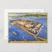 San Francisco Treasure Island Postkarte (Vorne/Hinten)