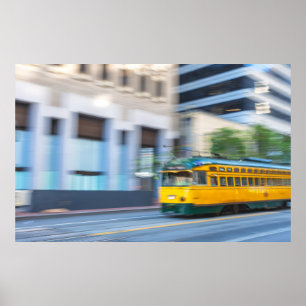 San Francisco Trolley Bus Poster