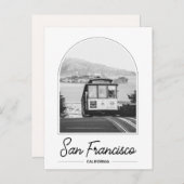 San Francisco Trolley Postcard Postkarte (Vorne/Hinten)
