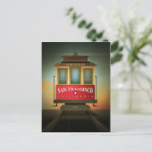 San Francisco Trolley Postcard Postkarte (Stehend Vorderseite)