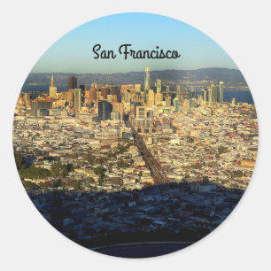 San Francisco Twin Peaks #1 Stickers