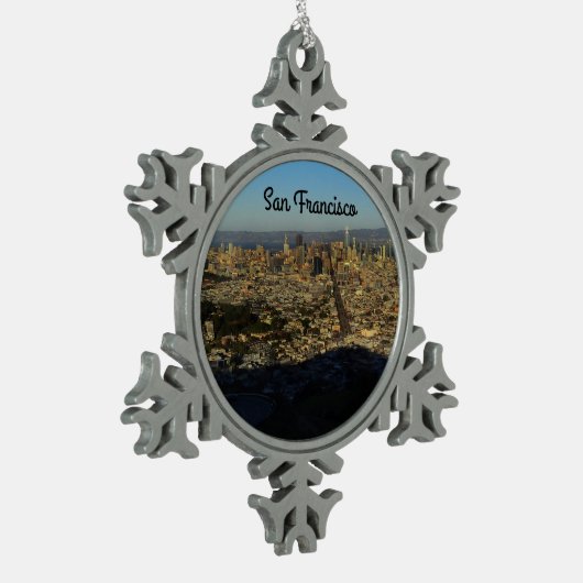 San Francisco Twin Peaks #2 Snowflake Ornament (Links)