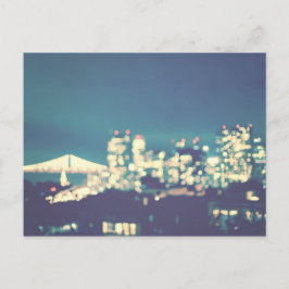 San Francisco Twinkle Original Foto Postcard Postkarte
