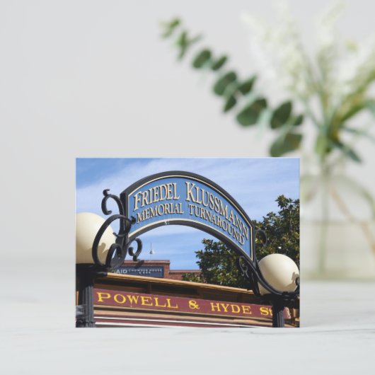 San-Francisco-Umrüstung Postkarte (Stehend Vorderseite)