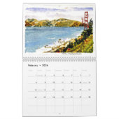 San Francisco und das Golden Gate Kalender (Feb 2026)