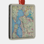 San Francisco und Nähe Silbernes Ornament (Rechts)