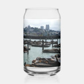 San Francisco und Pier 39 Dosenglas (Rückseite)