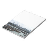 San Francisco und Pier 39 Sea Lions City Skyline Notizblock (Rotiert)