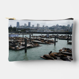San Francisco und Pier 39 Seelöwen Stadt Skyline Zubehörtasche