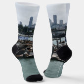San Francisco und Pier 39 Socken (Gewinkelt)
