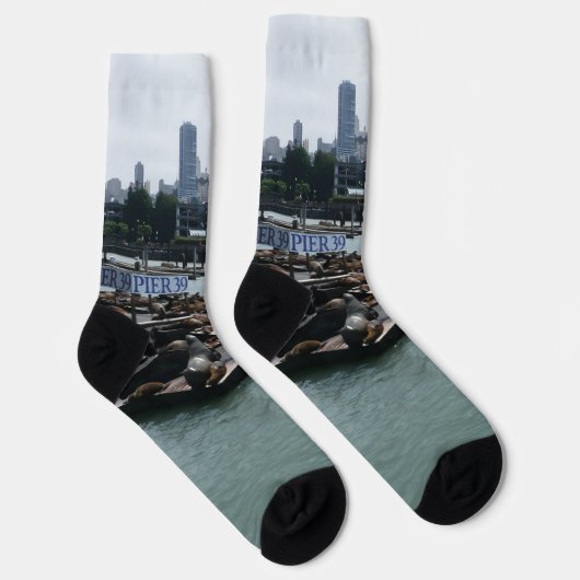 San Francisco und Pier 39 Socken (Rechts)