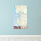 San Francisco und Vicinity 2 Leinwanddruck (Insitu (Holzboden))