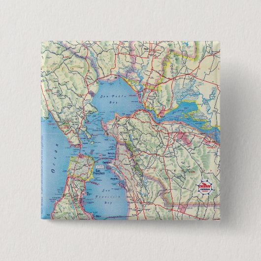 San Francisco und Vicinity Button (Vorderseite)