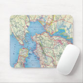 San Francisco und Vicinity Mousepad (Mit Mouse)