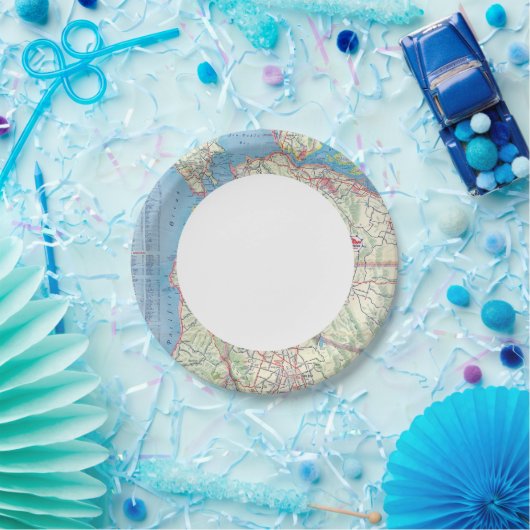 San Francisco und Vicinity Pappteller (Party)