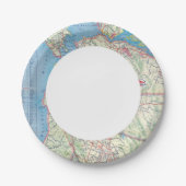 San Francisco und Vicinity Pappteller (Vorderseite)