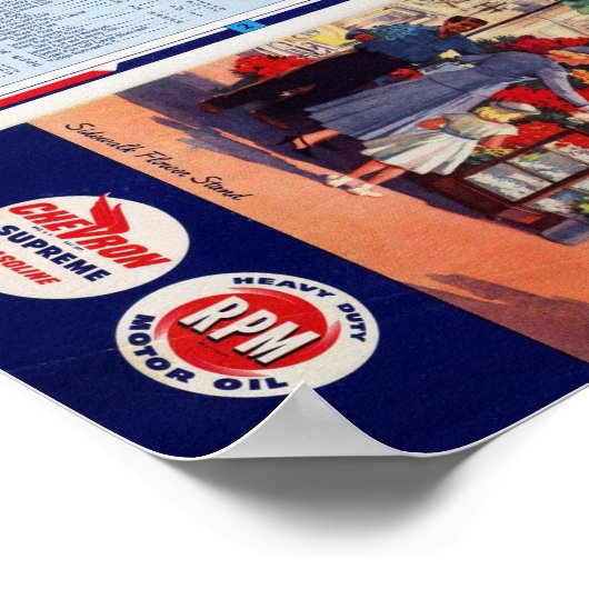 San Francisco und Vicinity Poster (Ecke)