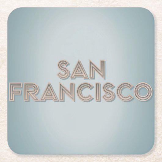 San Francisco Untersetzer Set (Vorderseite)