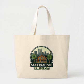 San Francisco Urban and Natural Harmony- Jumbo Stoffbeutel