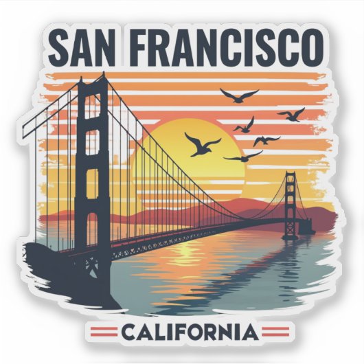 SAN FRANCISCO USA AUFKLEBER (Vorderseite)