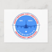 San Francisco, USA, individualisierbarer, Cooler G Postkarte (Vorderseite)