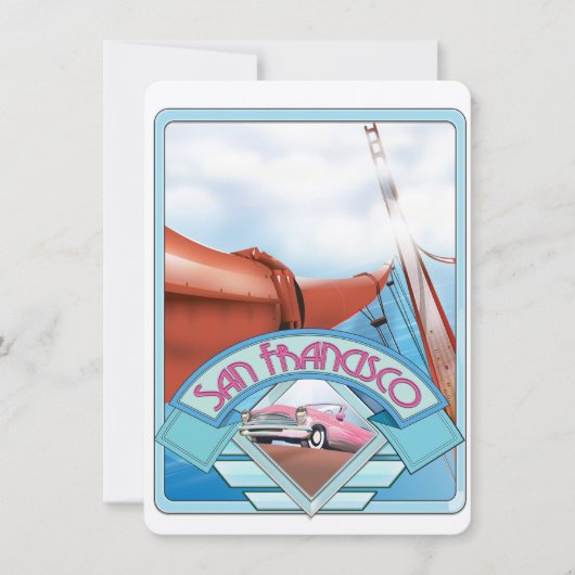 San Francisco, USA, Reiseplakat (Vorderseite)