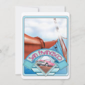 San Francisco, USA, Reiseplakat (Rückseite)