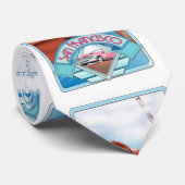 San Francisco, USA, Reiseplakat Krawatte (Gerollt)