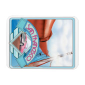 San Francisco, USA, Reiseplakat Magnet (Horizontal)