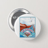San Francisco, USA, Reiseposter Button (Vorne & Hinten)