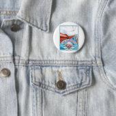 San Francisco, USA, Reiseposter Button (Beispiel)